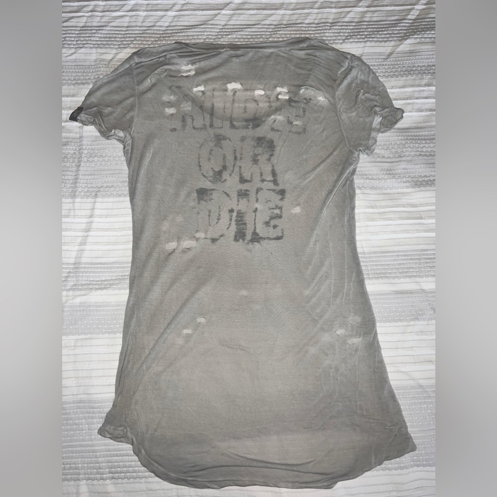Affliction Fast & Furious distressed T-shirt size Small